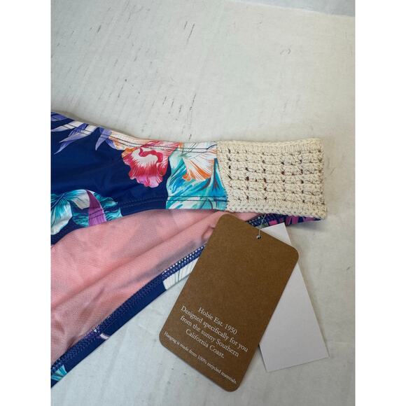 Hobie Crochet Spliced Hipster Bikini Bottom Swimwear Beachwear XL NWT - Picture 3 of 7